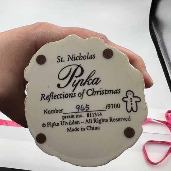 Vintage Reflections Of Christmas St. Nicholas NO STAFF Pipka Storytime Santas - Picture 5 of 11